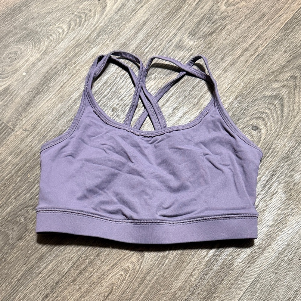 CALIA by Carrie Underwood Lavender Crisscross Sports Bra size S